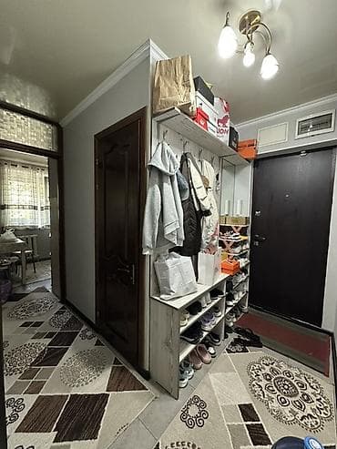 osh flat: 3 комнаты, 57 м², 6 мкр 104 серия, 1 этаж, Евроремонт — 8