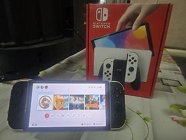 Nintendo: Продам Nintendo Switch (модель OLED) чипованная прошита можно — 1