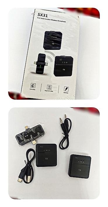 studio monitors: Беспроводная микрофонная система SX31 (3‑в‑1) Комплект: - 2 — 1