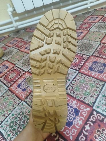 военный обув: Тактические/армейские берцы песочного цвета с подошвой Vibram. новые — 1
