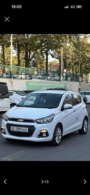 shevralet spark: Chevrolet Spark: 2016 г., 1 л, Автомат, Бензин, Хэтчбэк — 2