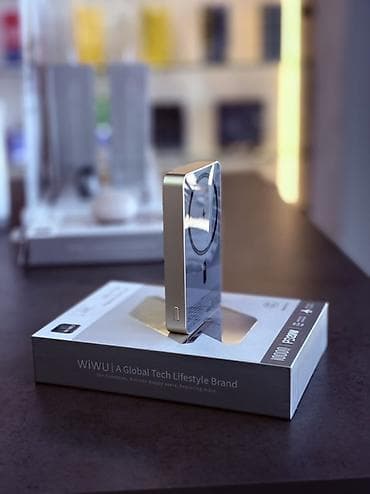 на аккумуляторе: Внешний аккумулятор WiWU с поддержкой MagSafe - Емкость: 10000 мА·ч — 3