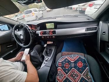 ош ишкаван: BMW 5 series: 2004 г., 2.5 л, Кол менен иштөөчү, Бензин, Седан — 1