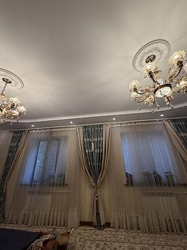 Текстиль: Комплект портьер и тюля для окна - Состав комплекта: плотные — 2