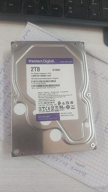 note: Накопитель для ПК, Western Digital (WD), HDD, 2 ТБ, 3.5" — 1