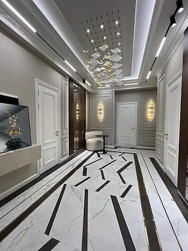 Кыймылсыз мүлк: 3 бөлмө, 137 м², Элитка, 9 кабат, Дизайнердик ремонт — 9