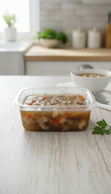 куриный бизнес: Домашний холодец в удобных порционных контейнерах - Основа — 1