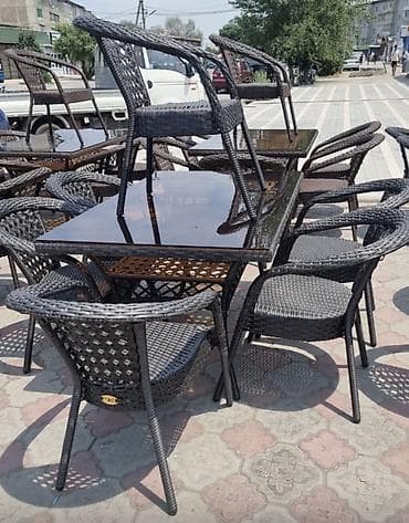 Комплект садовой мебели, Кресла, Ротанг