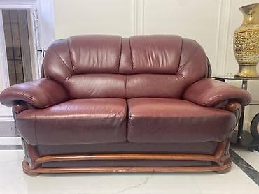 Комплект мягкой мебели, цвет - Коричневый