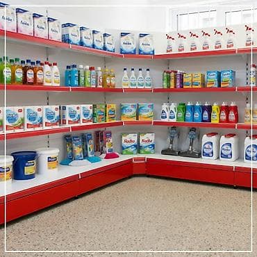 Соода жабдуулары: Стеллаж металлический, сборные стеллажи, стеллажи для магазинов, полки — 3