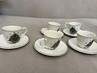 посуда наборы: Набор столовой посуды и хрустальных салатников/розеток Фарфор: - — 10
