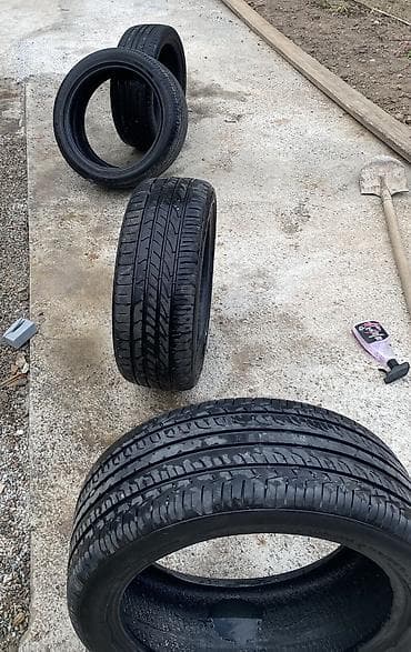 есть трещина: Шины 225 / 45 / R 18, Лето, Б/у, Комплект, Легковые, Китай, Giti — 5
