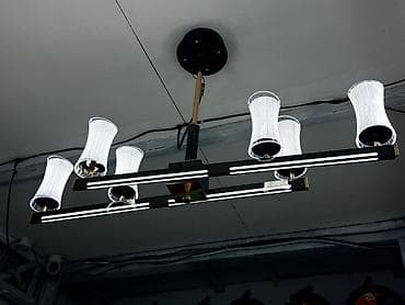 люст: Подвесная светодиодная люстра, современный дизайн - Конструкция: две — 1