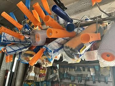 Паркет жылмалоочу машиналар: Валики и ручки для малярных работ - Малярные валики разных типов — 1