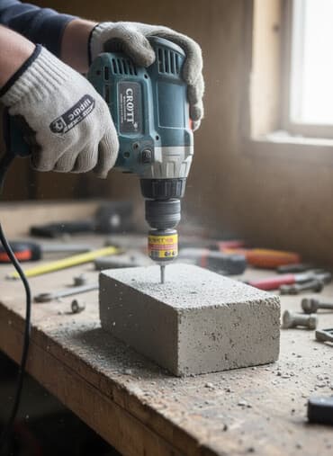 фрезы на чпу: Алмазная коронка CROTT с направляющим сверлом, предназначенная для — 1