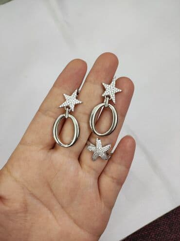 свадебные платья от производителя: Серебряный комплект Звёзды Серебро 925/ пробы Дизайн Италия Цена — 5