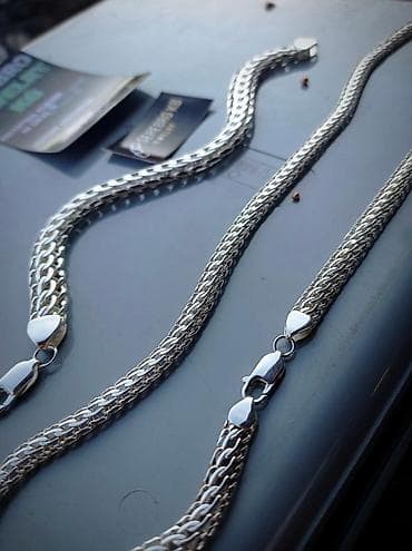 Жеке буюмдар: Серебряный браслет "Арабский Бисмарк" 20 грамм Ручная работа — 10