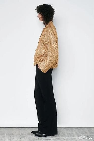 бомбер zara: Бомбер, Осень-весна, Оверсайз, S — 5