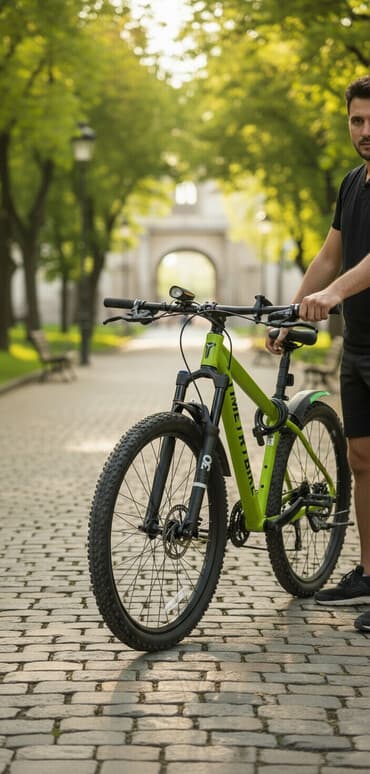 шоссейные покрышки на горный велосипед: Горный велосипед 27.5" с алюминиевой рамой и дисковыми тормозами — 1