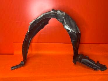 гофрированная бумага купить: Черный пластиковый подкрылок для автомобиля. Имеет изогнутую форму — 1