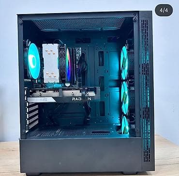 aoc 24: Компьютер, ОЗУ 16 ГБ, Игровой, Б/у, Intel Core i5, AMD Radeon RX 6600, SSD — 3