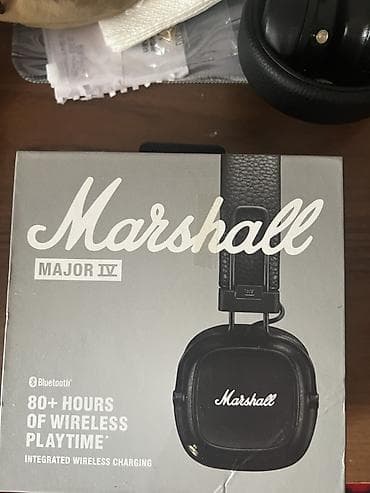 marshall major 5 бишкек: Беспроводные накладные наушники, Marshall, Б/у — 2