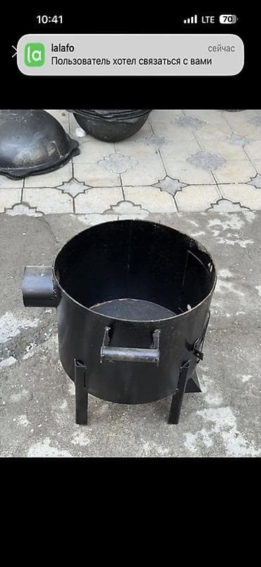 тай казаны: Казан с печью для приготовления на открытом огне Комплектация: - — 4