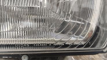 Прямоугольная фара головного света H4 (ближний/дальний), стеклянный