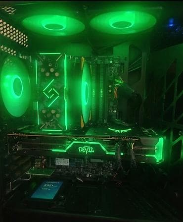 tech: Компьютер, ядер - 6, ОЗУ 16 ГБ, Игровой, Б/у, Intel Core i5, NVMe — 2