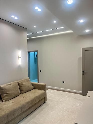 Квартиры: 1 комната, 46 м², Элитка, 7 этаж, Дизайнерский ремонт — 3