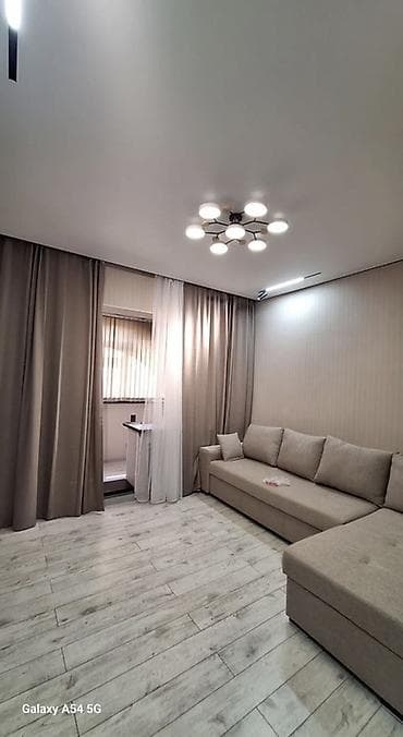 каркол дом: 2 комнаты, Асанбай мкр С подселением, от 6 месяцев, С мебелью полностью — 1