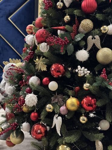 платье на утренник: ПРОДАЮ ЕЛКУ! Высота 240 см. Продаю вместе с игрушками, оленем — 3