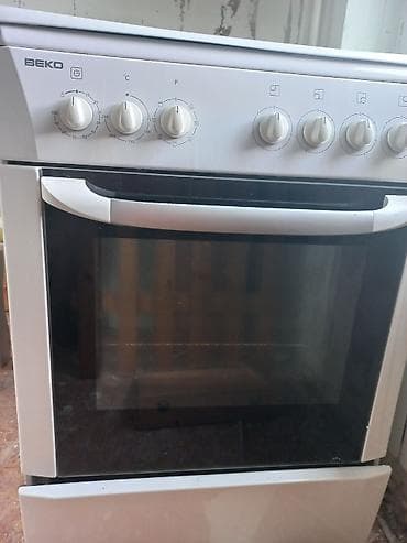 baking oven: Электрическая плита Beko с духовкой - 4 электрические конфорки — 1