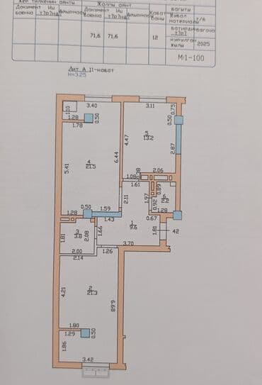 сдается квартира в район старый толчок: 2 комнаты, 72 м², Элитка, 11 этаж, Евроремонт — 14
