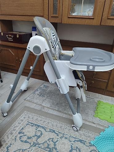 Стульчик для кормления, Skillmax, Пластик, Другой вид, цвет - Серый