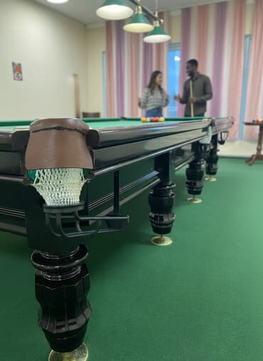 студийные микрофоны: Новые бильярданые столы от фабрики SBY 12 футов, графит. В комплекте — 2