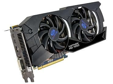 Видеокарта, Б/у, ЖК Sapphire, Radeon HD, 4 ГБ, Для ПК