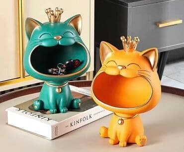 Декоративная подставка «Кошечка» Для мелочей домашних. Или сладостей