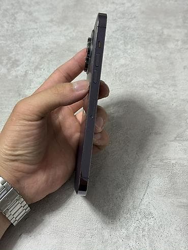 плёнка для колбасы: IPhone 14 Pro Max, Б/у, 256 ГБ, Deep Purple, 98 % — 5