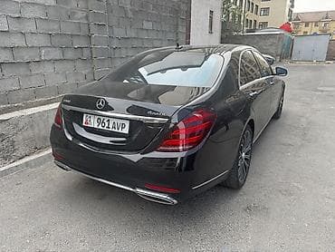 Mercedes-Benz S-Class: 2019 г., 4 л, Автомат, Бензин, Седан — 2
