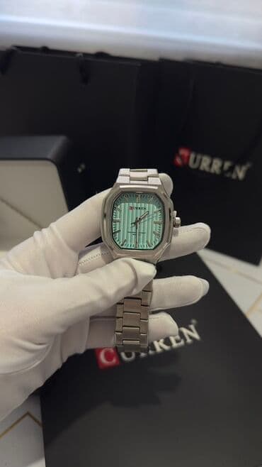 Киреге берилүүчү кийимдер: Наручные часы (подборка моделей на металлическом браслете) 1) Curren — 1