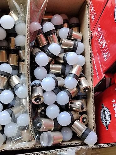 LED-лампы с цоколем BA15S (байонет), «грибок»/капсула, матовый