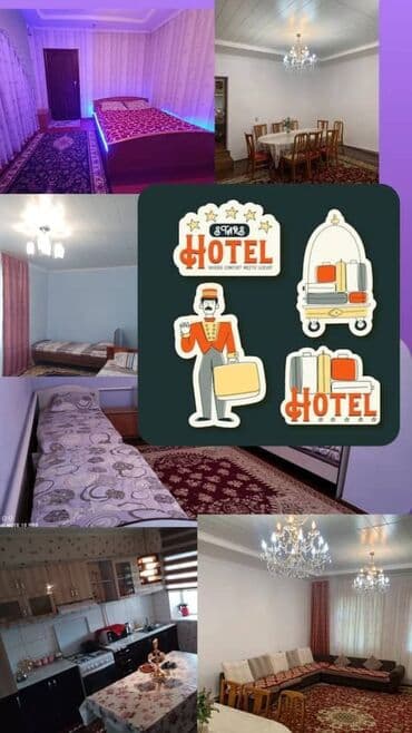 квартира 2комнатный бишкек: 175 м², С мебелью — 7