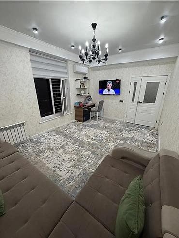 Квартиры: 2 комнаты, 65 м², Джал мкр (в т.ч. Верхний, Нижний, Средний) Элитка, 4 этаж, Евроремонт — 1