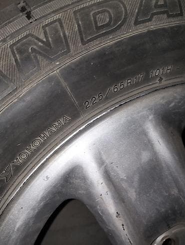 17 размер шины: Колеса в сборе 225 / 65 / R 17, Лето, Б/у, 1 шт, Внедорожные (АТ/МТ), Литые, отверстий - 5 — 2