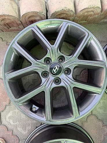 5 11: Литые Диски R 18 Hyundai, Комплект, Б/у — 5
