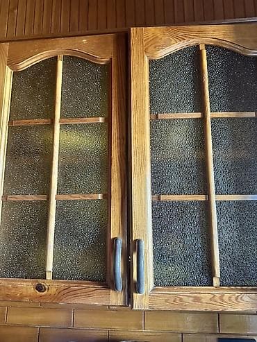 Офисная мебель: Кухонный шкаф, Б/у, Навесной, Дерево — 3