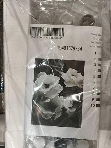 Набор и украшения для творчества и стиля 1) Картина по номерам «Белые