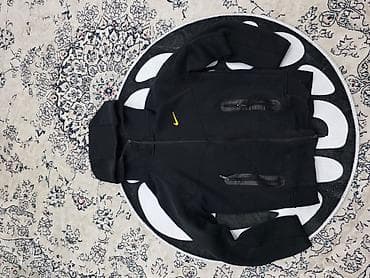 nike tech flecee: Мужская толстовка, S, Nike, Б/у, цвет - Черный, Самовывоз — 1