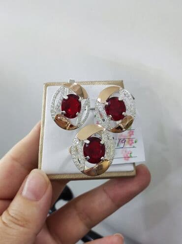 свадебные наборы ручной: Набор украшений, Проба 925, Новый — 1